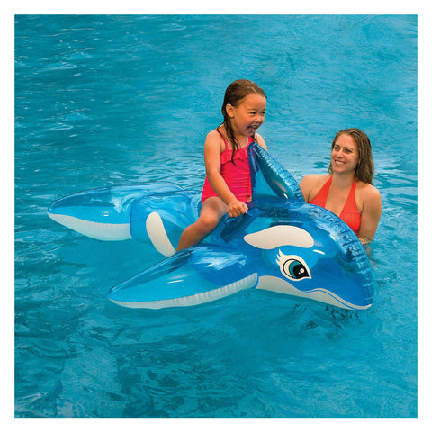 Intex - opblaasdier walvis ride-on 152 x 114 cm
