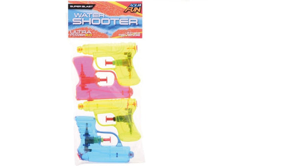 Johntoy john toy aqua fun waterpistool 4-pack shooter â± 11cm