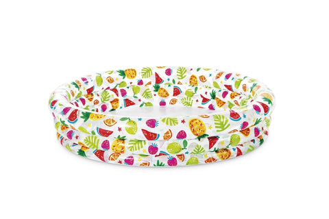 Intex zwembad 3 rings fruitprint 132x28