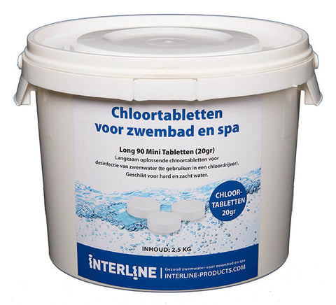 Interline chloortabletten 2,5 kg