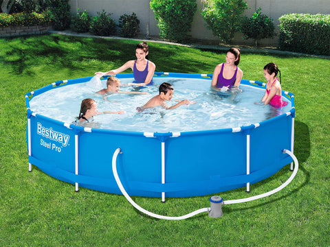 Bestway zwembad steel pro set rond 366