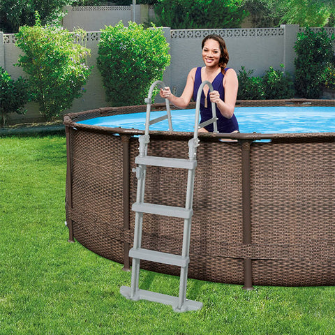 Bestway Zwembad steel pro max set rond rotan 366