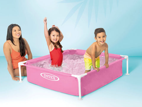 Intex 57172np wet set collection mini frame pool 122x122 cm roze