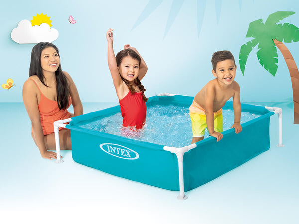 Intex Kinderzwembad met frame-Blauw