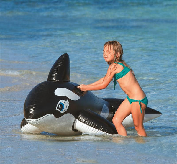 Opblaasbare walvis groot model