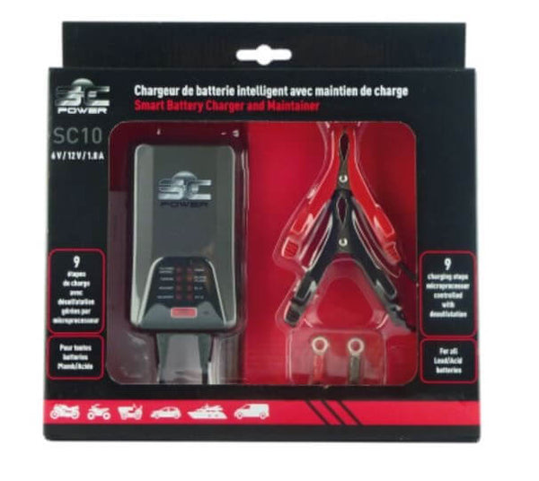 Merkloos Acculader SC10 6 12 Volt 5 20 Ah voor