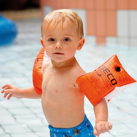 Beco zwemvleugeltjes voor baby's en kinderen - oranje - maat 00 - tot 15 kg