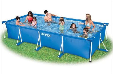 Intex rechthoekig frame zwembad 450x220x84 cm (zonder patroon filtersysteem)