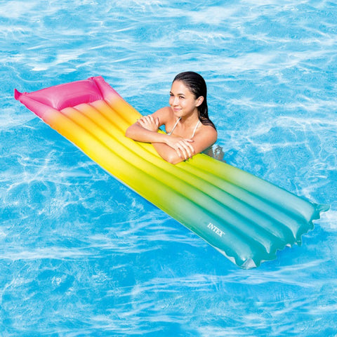 Intex luchtbed rainbow ombre 170x53cm