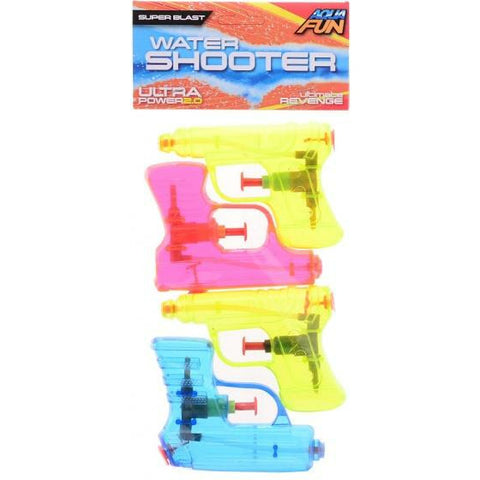 Johntoy john toy aqua fun waterpistool 4-pack shooter â± 11cm