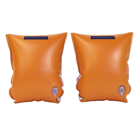 Swim essentials - zwembandjes - effen - zwemvleugels - 15-30 kg - 2-6 jaar - oranje