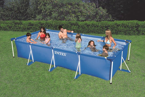 Intex rechthoekig frame zwembad 450x220x84 cm (zonder patroon filtersysteem)